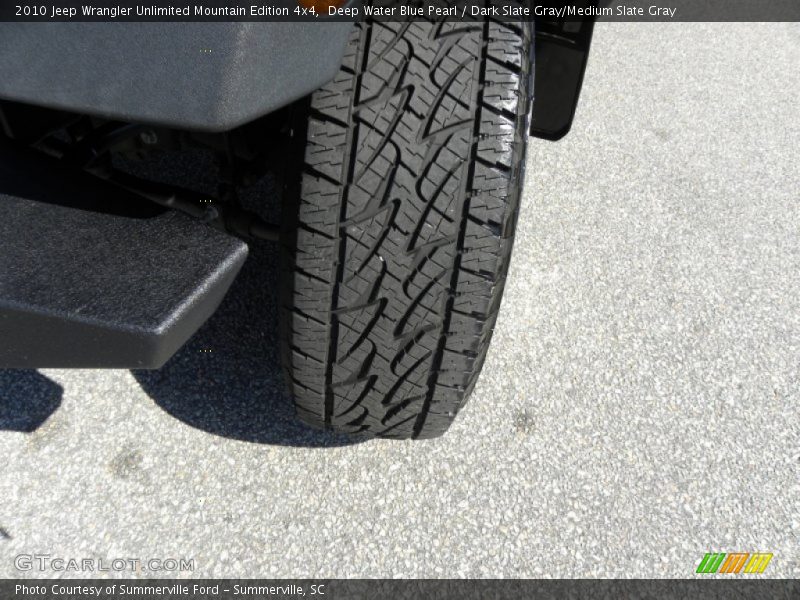 Deep Water Blue Pearl / Dark Slate Gray/Medium Slate Gray 2010 Jeep Wrangler Unlimited Mountain Edition 4x4