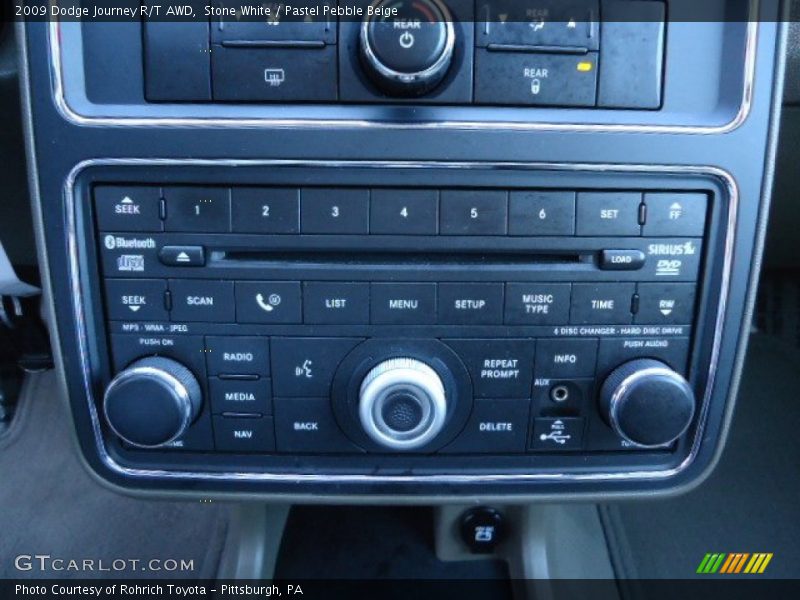 Stone White / Pastel Pebble Beige 2009 Dodge Journey R/T AWD