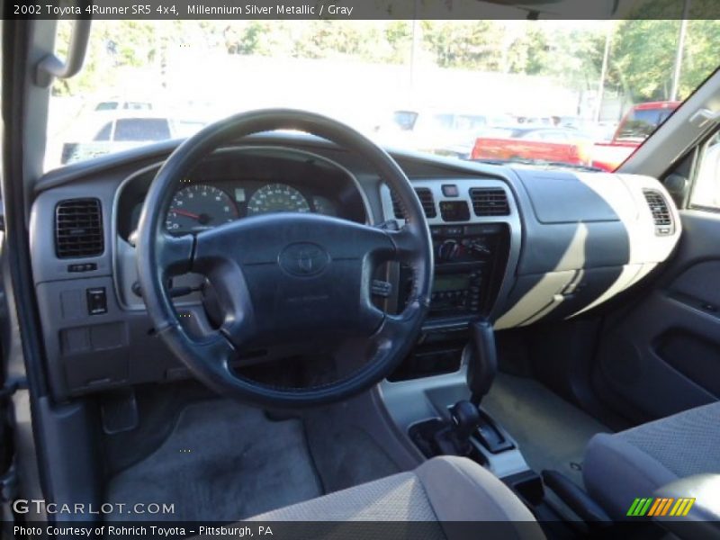 Millennium Silver Metallic / Gray 2002 Toyota 4Runner SR5 4x4