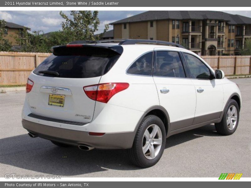 Stone White / Saddle Leather 2011 Hyundai Veracruz Limited