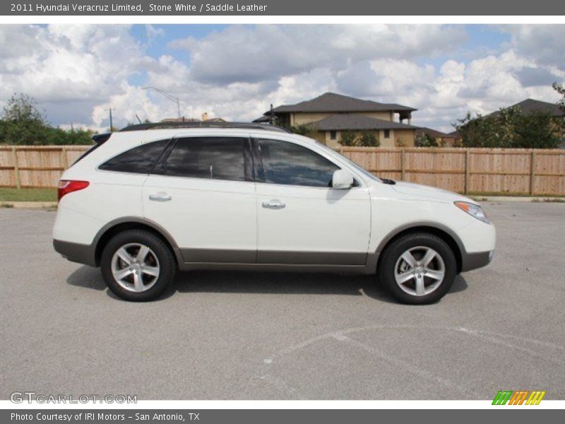 Stone White / Saddle Leather 2011 Hyundai Veracruz Limited