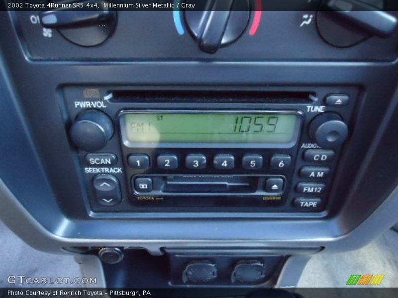 Millennium Silver Metallic / Gray 2002 Toyota 4Runner SR5 4x4