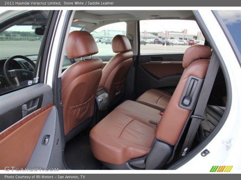 Stone White / Saddle Leather 2011 Hyundai Veracruz Limited