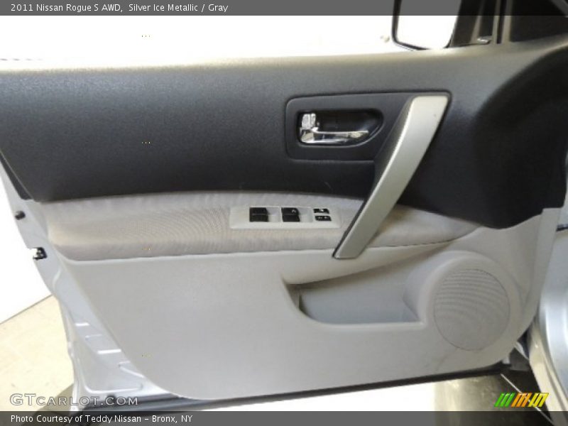 Silver Ice Metallic / Gray 2011 Nissan Rogue S AWD