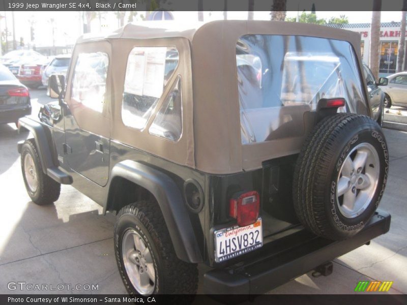 Black / Camel 1999 Jeep Wrangler SE 4x4