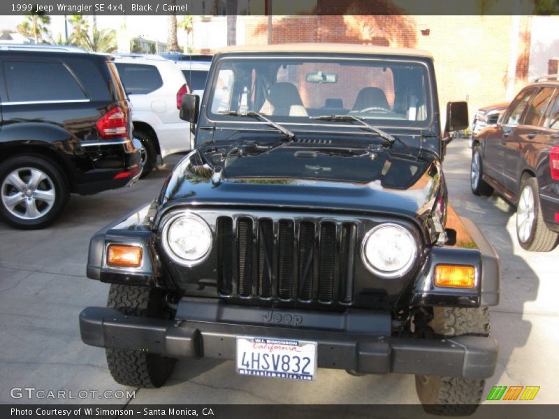 Black / Camel 1999 Jeep Wrangler SE 4x4