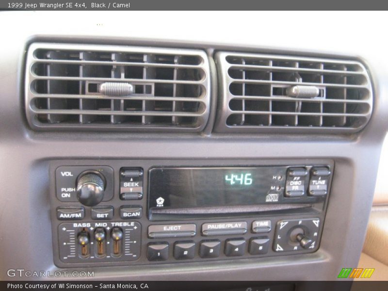 Black / Camel 1999 Jeep Wrangler SE 4x4