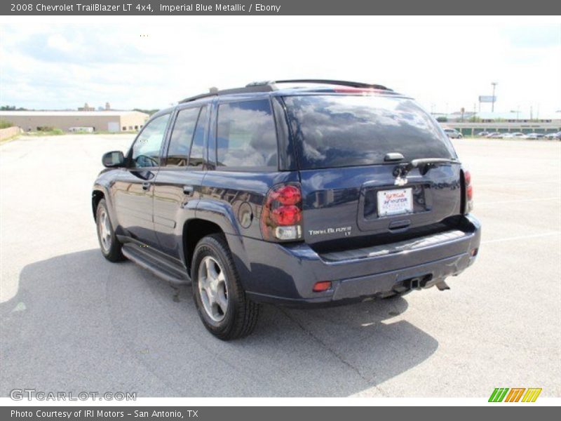 Imperial Blue Metallic / Ebony 2008 Chevrolet TrailBlazer LT 4x4