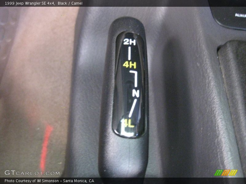 Black / Camel 1999 Jeep Wrangler SE 4x4
