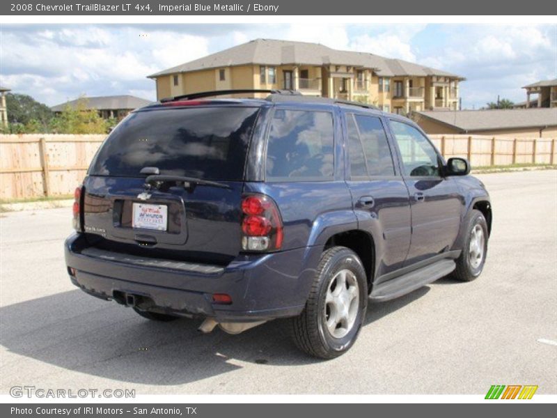 Imperial Blue Metallic / Ebony 2008 Chevrolet TrailBlazer LT 4x4