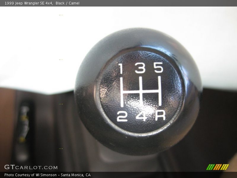 Black / Camel 1999 Jeep Wrangler SE 4x4