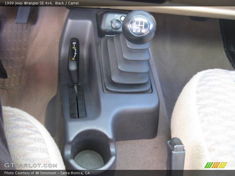 Black / Camel 1999 Jeep Wrangler SE 4x4
