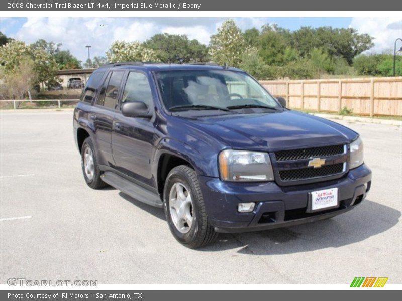 Imperial Blue Metallic / Ebony 2008 Chevrolet TrailBlazer LT 4x4