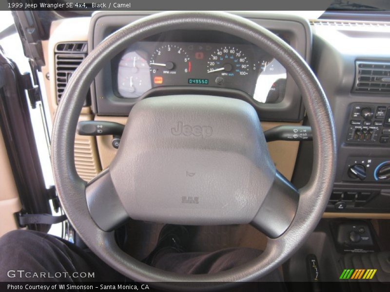 Black / Camel 1999 Jeep Wrangler SE 4x4