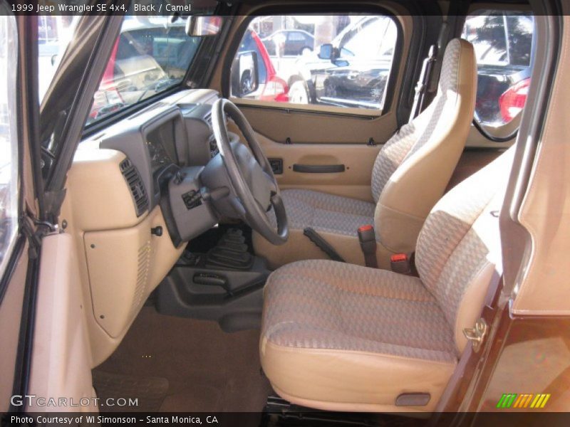 Black / Camel 1999 Jeep Wrangler SE 4x4