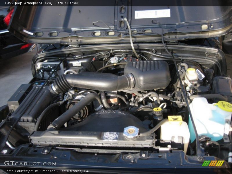 Black / Camel 1999 Jeep Wrangler SE 4x4