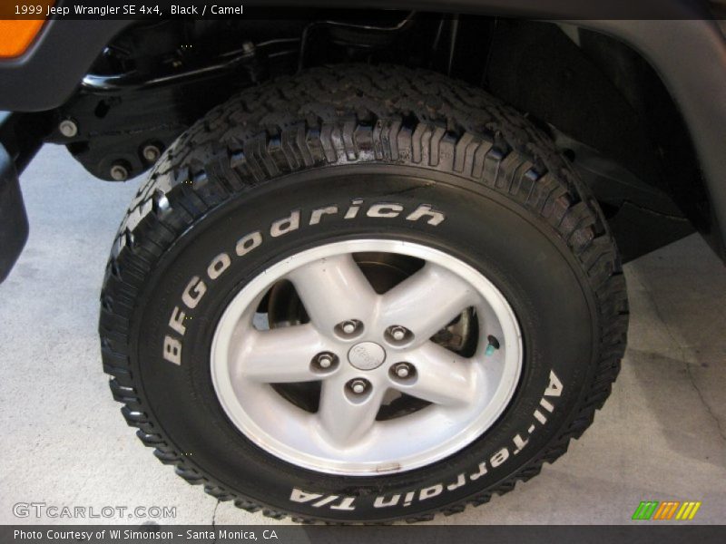 Black / Camel 1999 Jeep Wrangler SE 4x4