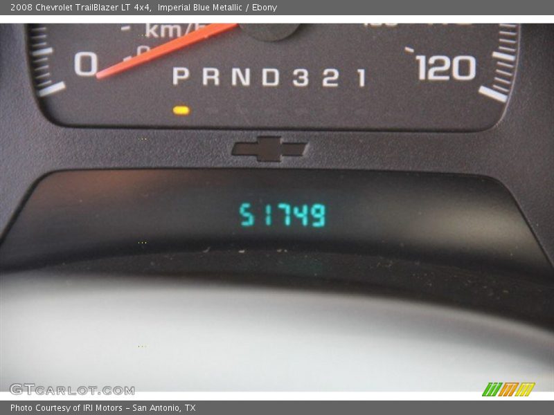 Imperial Blue Metallic / Ebony 2008 Chevrolet TrailBlazer LT 4x4