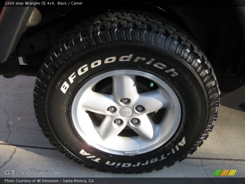 Black / Camel 1999 Jeep Wrangler SE 4x4