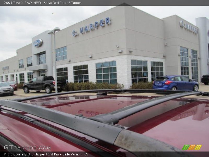 Salsa Red Pearl / Taupe 2004 Toyota RAV4 4WD