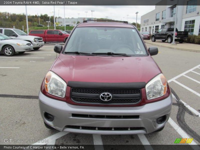 Salsa Red Pearl / Taupe 2004 Toyota RAV4 4WD