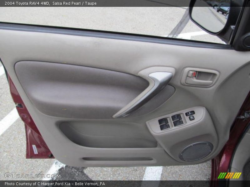 Salsa Red Pearl / Taupe 2004 Toyota RAV4 4WD
