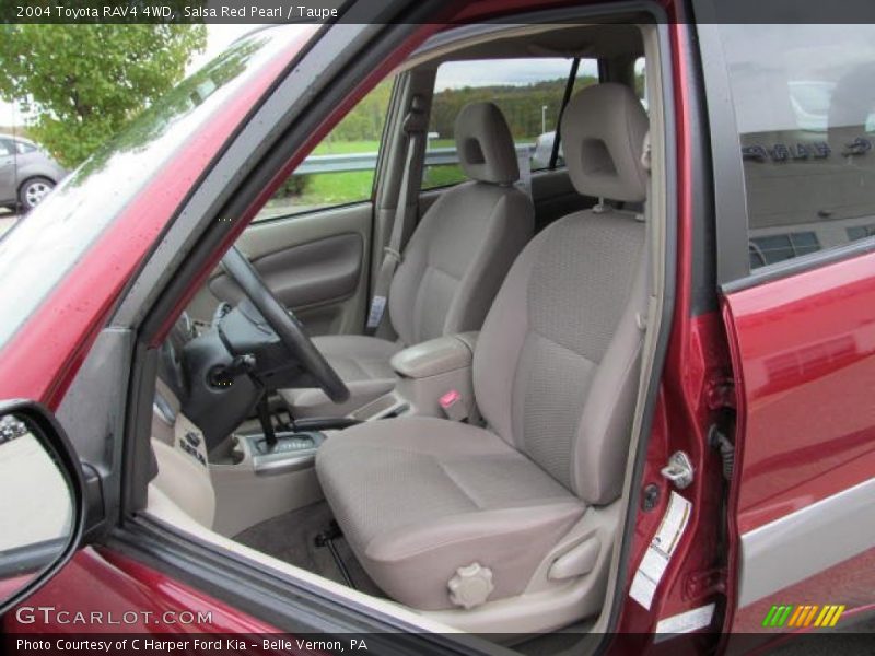 Salsa Red Pearl / Taupe 2004 Toyota RAV4 4WD