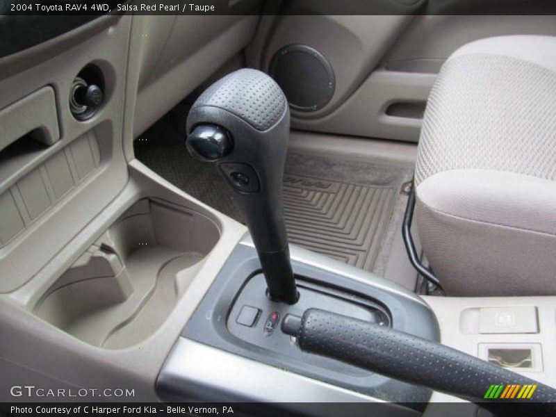 Salsa Red Pearl / Taupe 2004 Toyota RAV4 4WD
