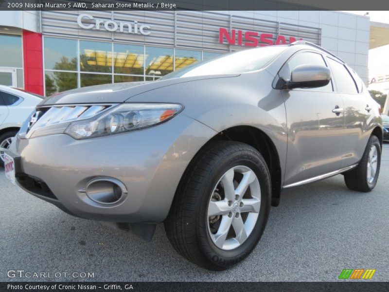 Saharan Stone Metallic / Beige 2009 Nissan Murano S AWD