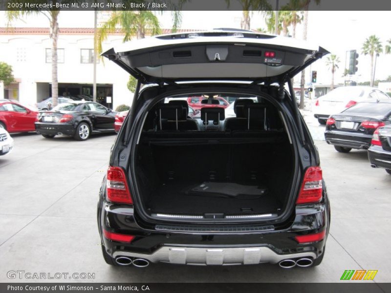 Black / Black 2009 Mercedes-Benz ML 63 AMG 4Matic