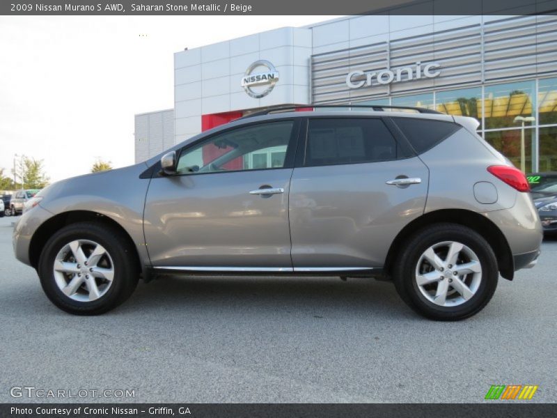 Saharan Stone Metallic / Beige 2009 Nissan Murano S AWD