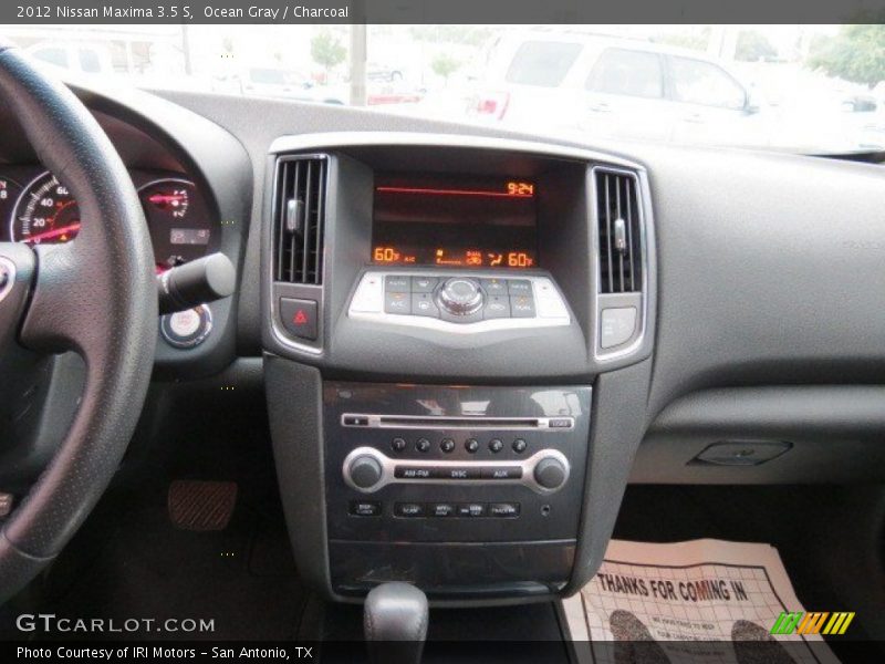 Ocean Gray / Charcoal 2012 Nissan Maxima 3.5 S