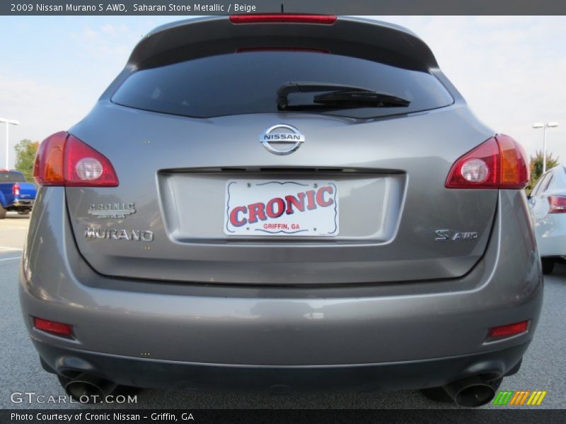 Saharan Stone Metallic / Beige 2009 Nissan Murano S AWD