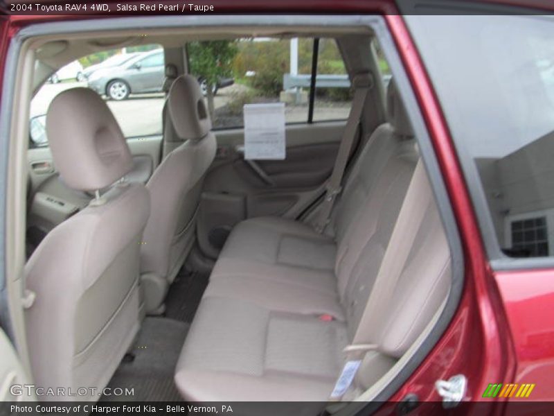 Salsa Red Pearl / Taupe 2004 Toyota RAV4 4WD