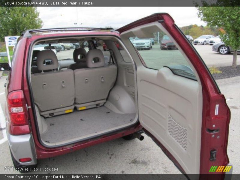 Salsa Red Pearl / Taupe 2004 Toyota RAV4 4WD