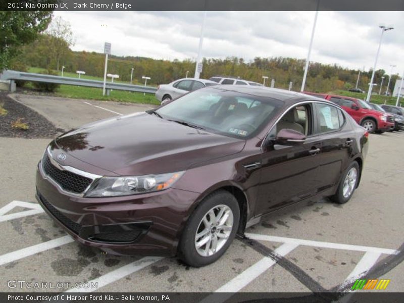 Dark Cherry / Beige 2011 Kia Optima LX