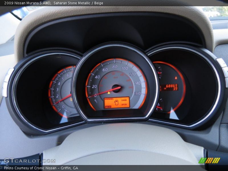 Saharan Stone Metallic / Beige 2009 Nissan Murano S AWD
