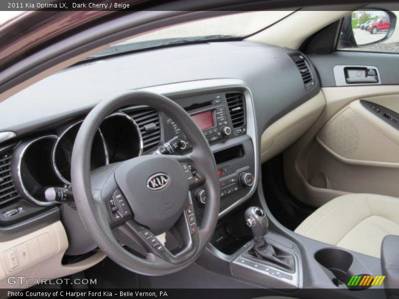 Dark Cherry / Beige 2011 Kia Optima LX