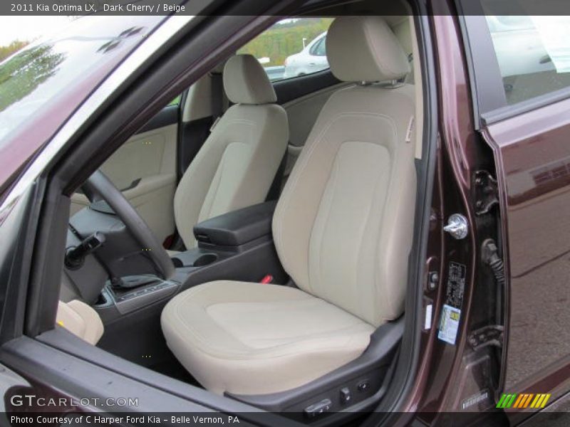 Dark Cherry / Beige 2011 Kia Optima LX