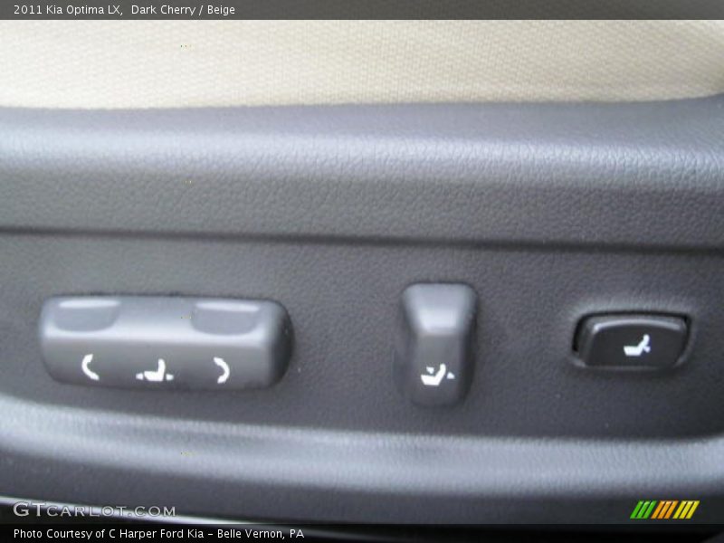 Dark Cherry / Beige 2011 Kia Optima LX