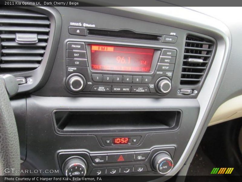 Dark Cherry / Beige 2011 Kia Optima LX