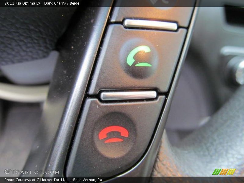 Dark Cherry / Beige 2011 Kia Optima LX
