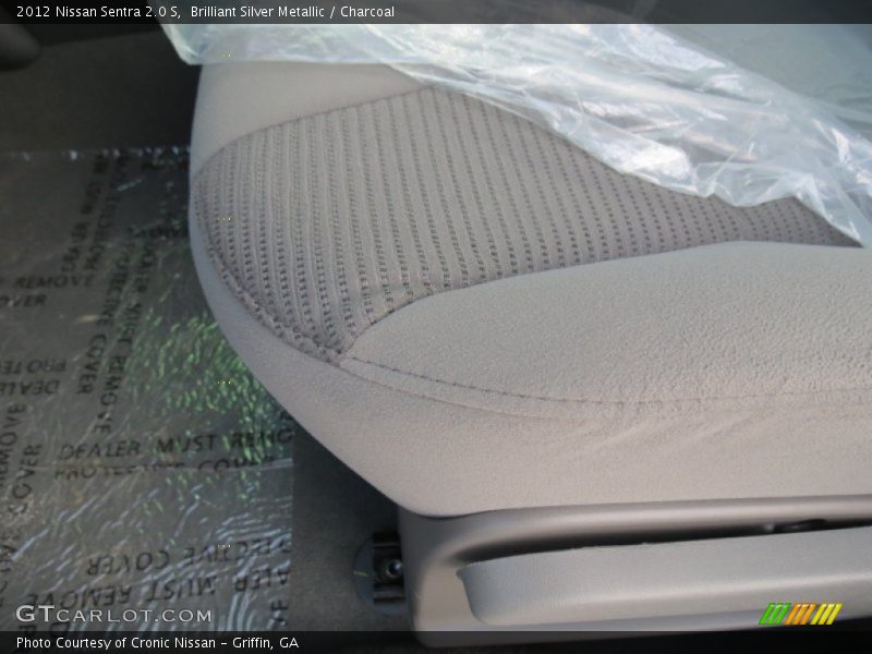 Brilliant Silver Metallic / Charcoal 2012 Nissan Sentra 2.0 S