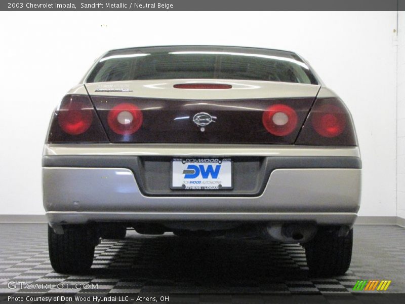 Sandrift Metallic / Neutral Beige 2003 Chevrolet Impala
