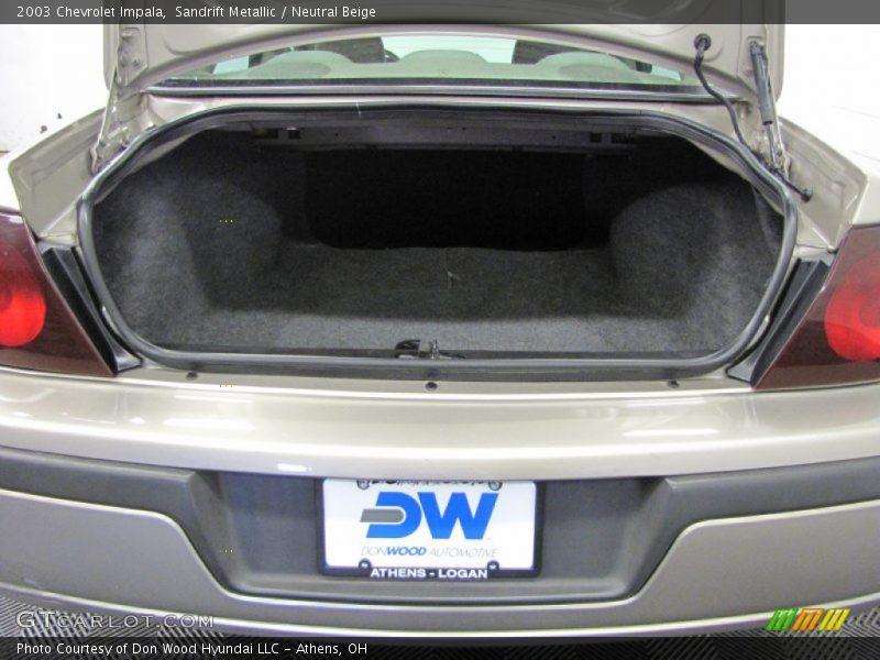 Sandrift Metallic / Neutral Beige 2003 Chevrolet Impala
