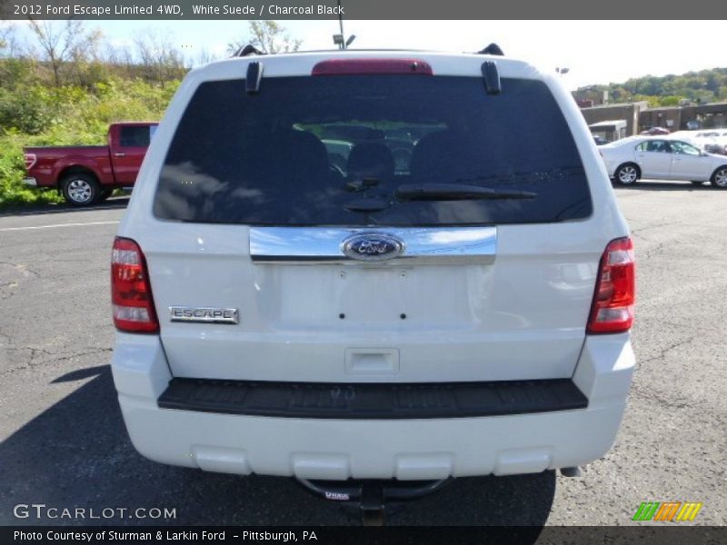 White Suede / Charcoal Black 2012 Ford Escape Limited 4WD