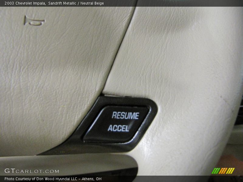 Sandrift Metallic / Neutral Beige 2003 Chevrolet Impala