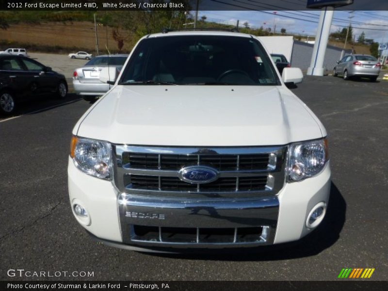 White Suede / Charcoal Black 2012 Ford Escape Limited 4WD