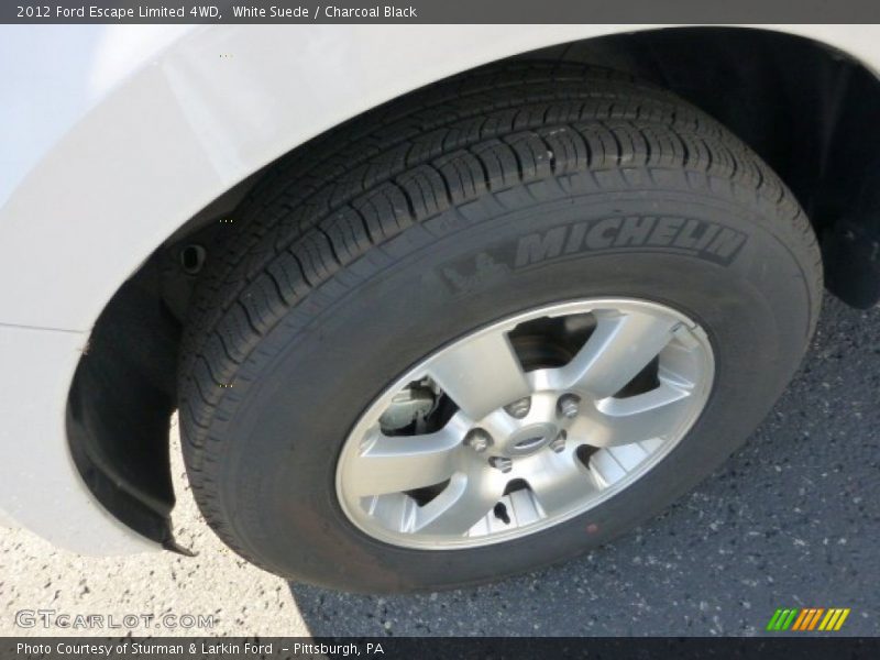 White Suede / Charcoal Black 2012 Ford Escape Limited 4WD