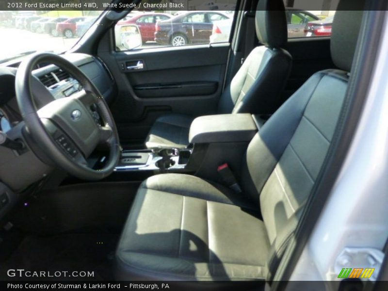 White Suede / Charcoal Black 2012 Ford Escape Limited 4WD